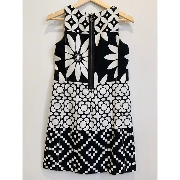 Desigual Geometric Floral A-Line Shift Dress - Picture 5 of 13